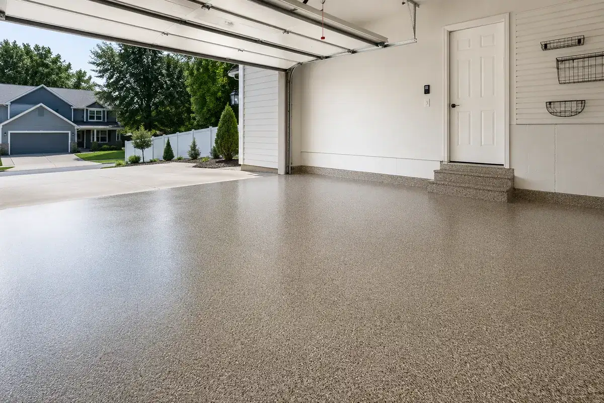 Polyaspartic — epoxy finish sample